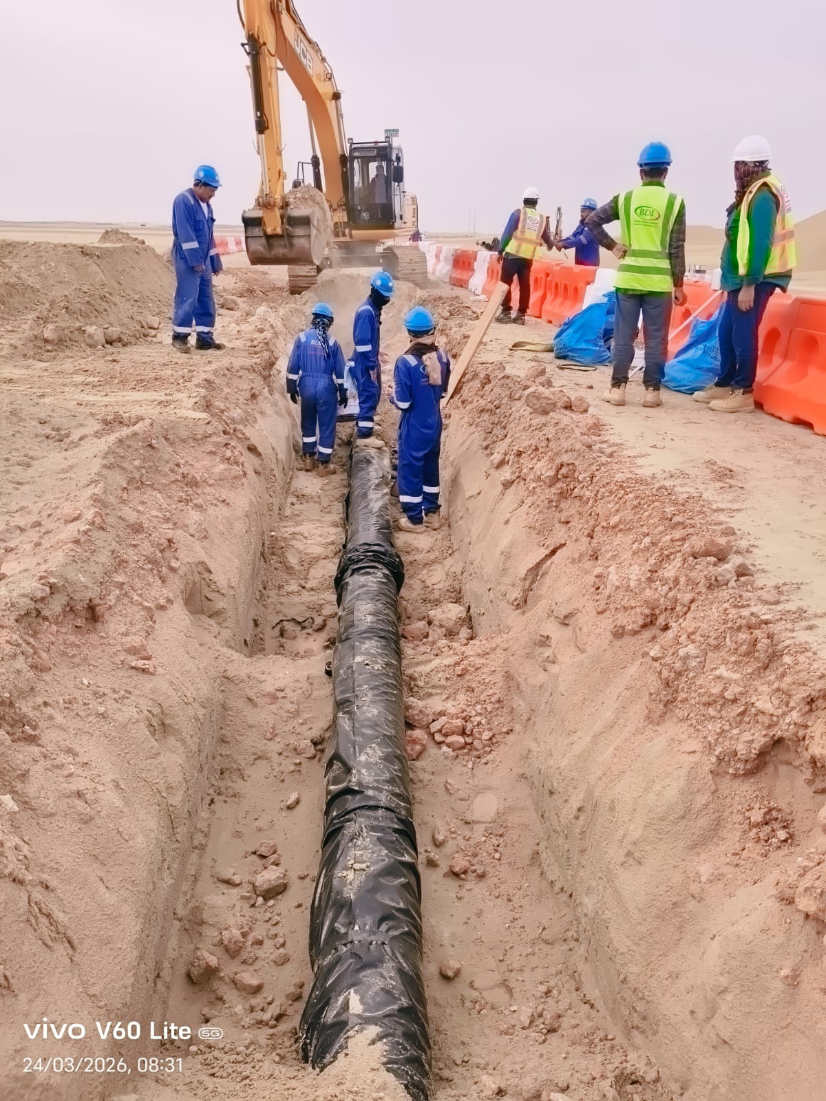 Water Network at Al Asheesh - Site Progress 7